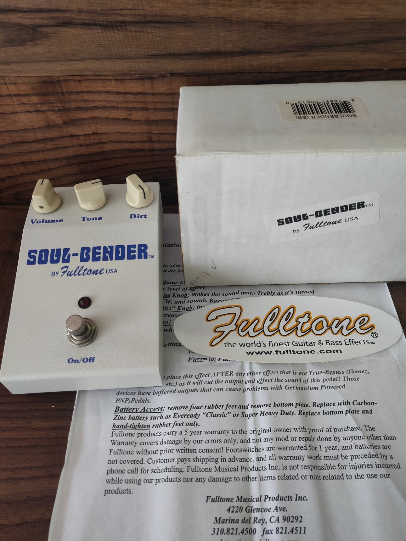 Fulltone Soul Bender v1