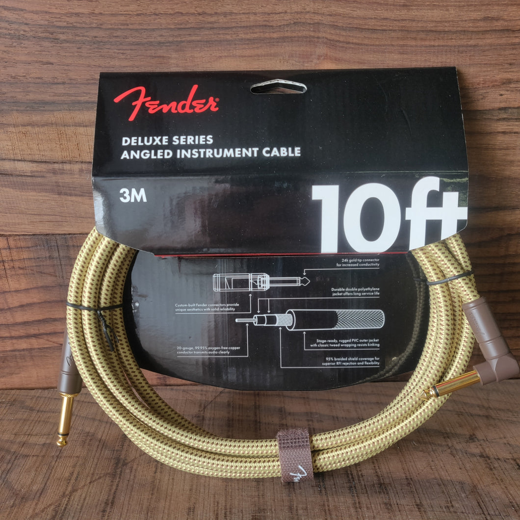 Fender Deluxe Series Straight / Straight TS Instrument Cable - 10'