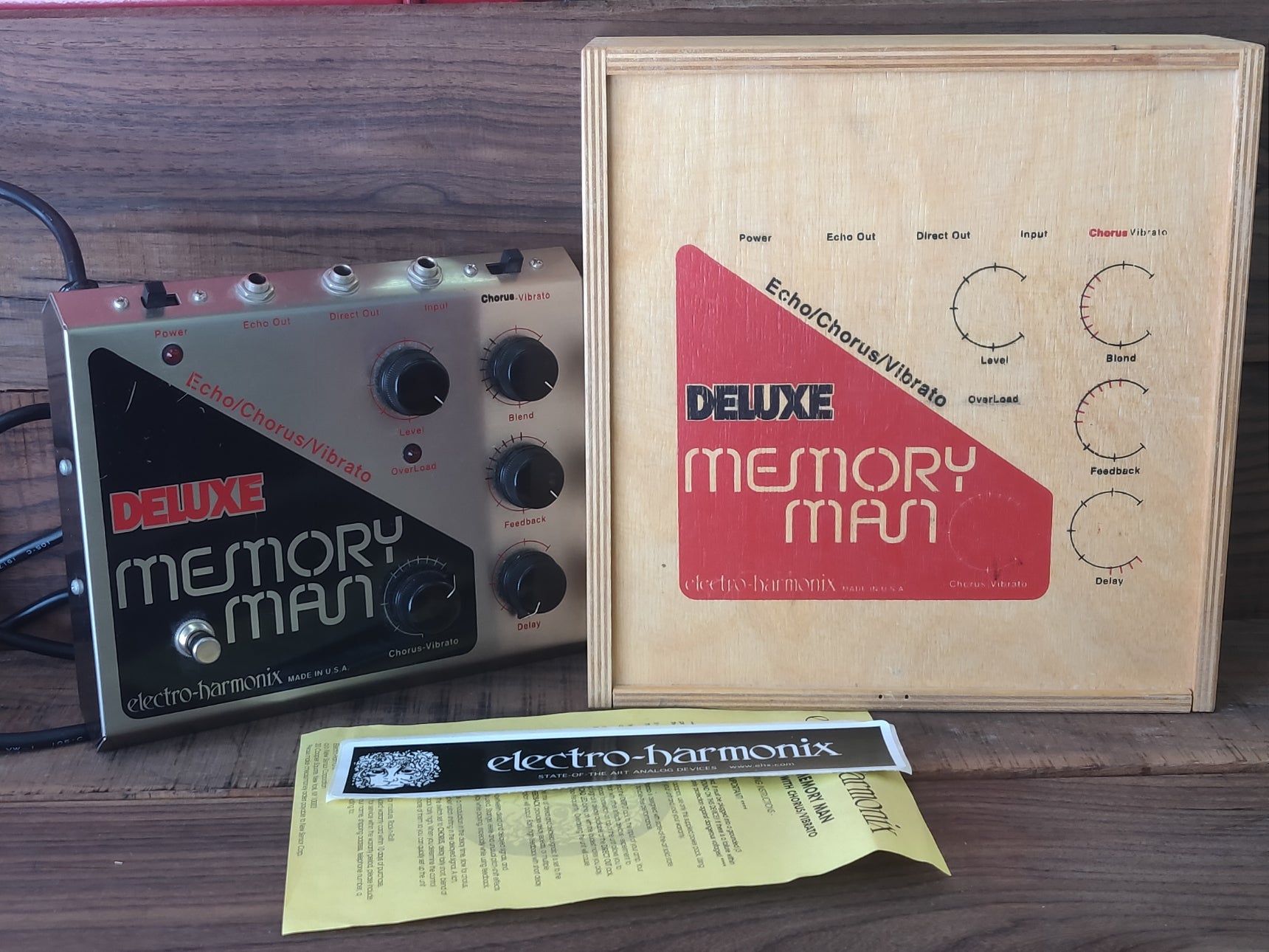 electro-harmonix deluxe memory man 苦しかっ